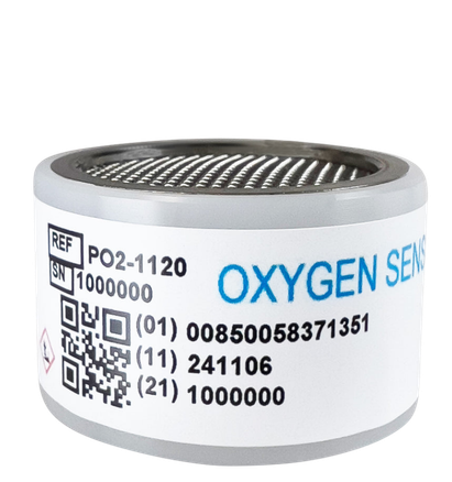 PO2-1120 High Purity Percent Oxygen Sensor (0-100%) - Direct replacement for Analytical Industries GPR-11-120.